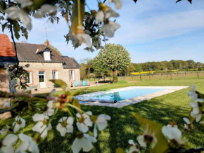 Gîte à la campagne -maison individuelle -Piscine
